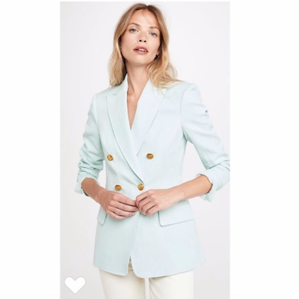 A.L.C. Sedgwick II Blazer Jacket Mente Green Size 4